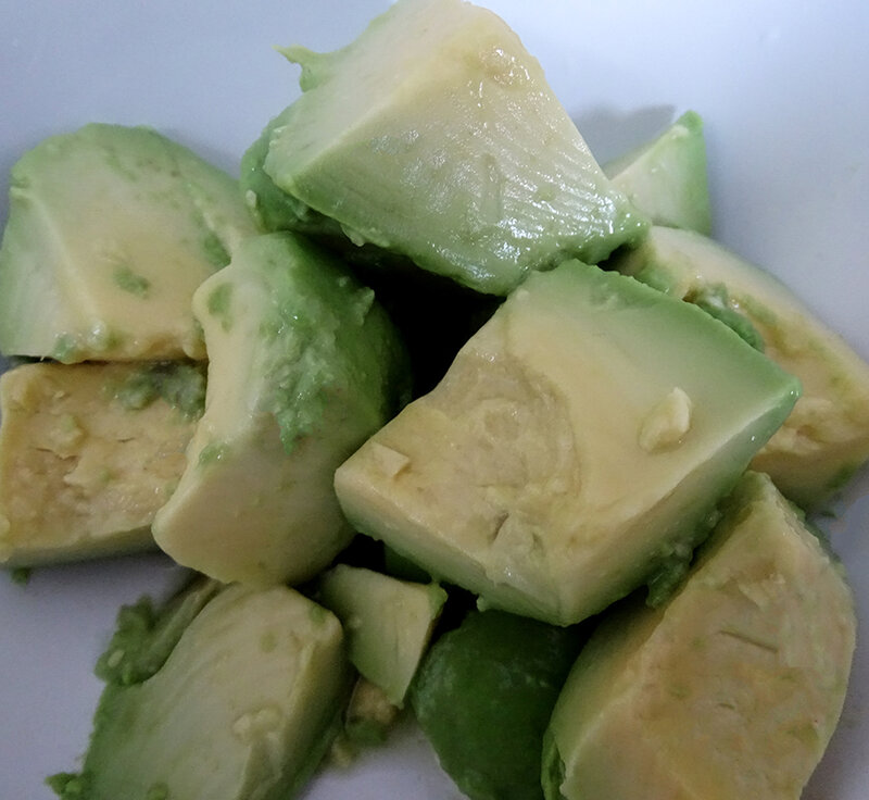 Chopped avocado