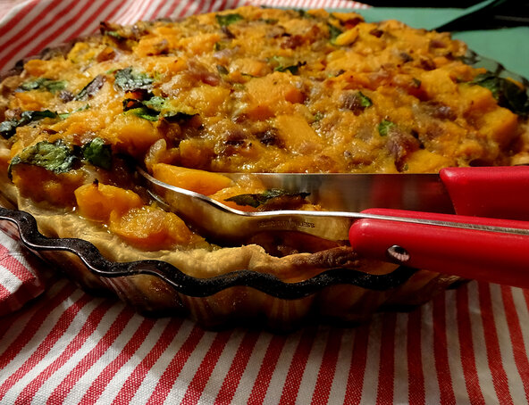 Butternut squash tart